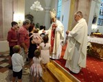 Slika Krštenje sedmog djeteta obitelji Maruševec u Ivancu